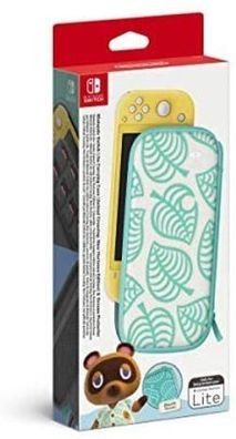 Schutzhélle Nintendo Animal Crossing fér Nintendo Switch Lite, grén und weiß