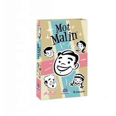 Gesellschaftsspiel blue-orange Mot Malin - Wortspiel fér 2-6 Spieler