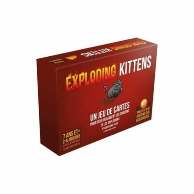 Gesellschaftsspiel Asmodee Exploding Kittens mit 56 Karten