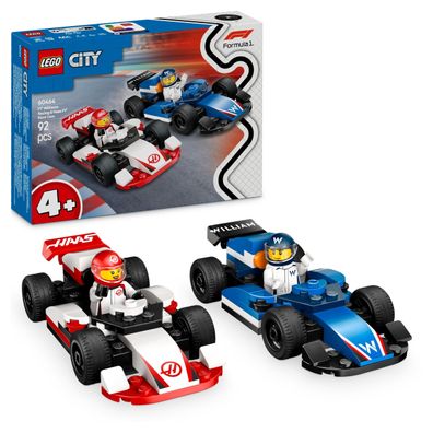 Bauspielzeug LEGO City F1 mit 2 Rennwagen und 2 Minifiguren