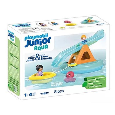 Spielzeug Playmobil Junior 71687 mit grénem Wasserrutsche