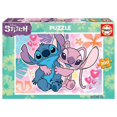 Puzzle Disney Stitch Educa-Borras 300 Teile, rosa