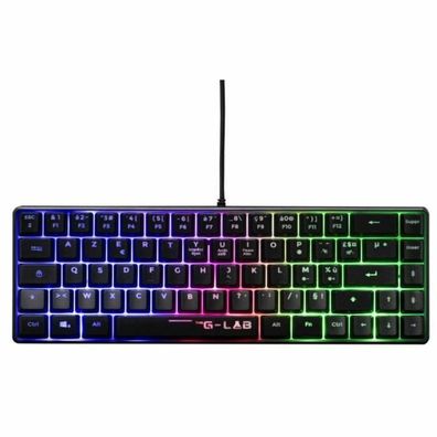 Gaming-Tastatur The G-Lab Keyz Hydrogen RGB beleuchtet