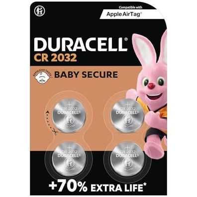 Knopfzelle Duracell CR2032 Lithium 3 Volt