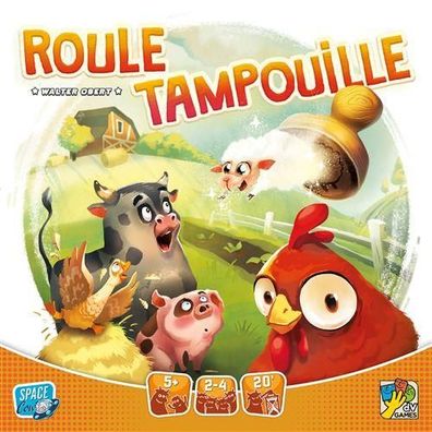 Gesellschaftsspiel Asmodee Roule Tampouille Orange
