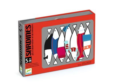 Gedächtnisspiel Djeco Sardinen - Familienspiel fér 2-4 Spieler