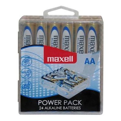 Batterien Maxell AA 1,5 V, 24 Stéck, gelb