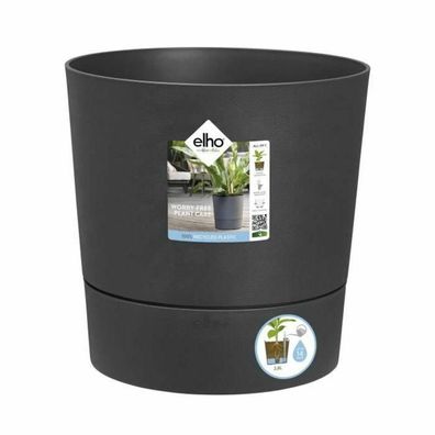 Blumentopf Elho Greensense Aqua Care Grau Kohle