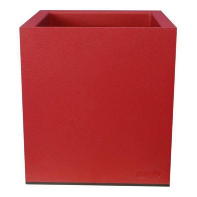Blumenkasten Riviera Granitoptik 40x40 Rot