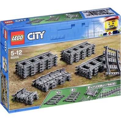 Bausatz LEGO Pack de rails farbig