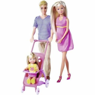 Puppe Simba Steffi Love Famille Heureuse Schwanger