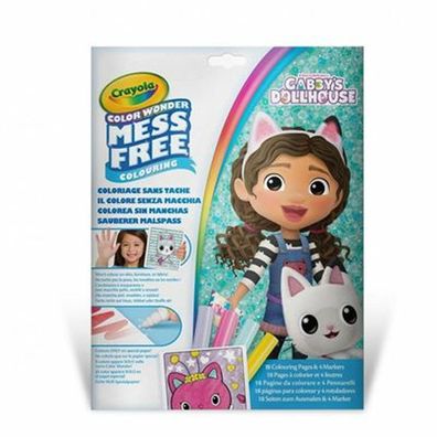 Malset Crayola Gabby's Dollhouse Color Wonder ohne Flecken