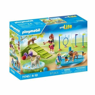 Hundespielplatz Playmobil 71745 Blau, 61 Teile
