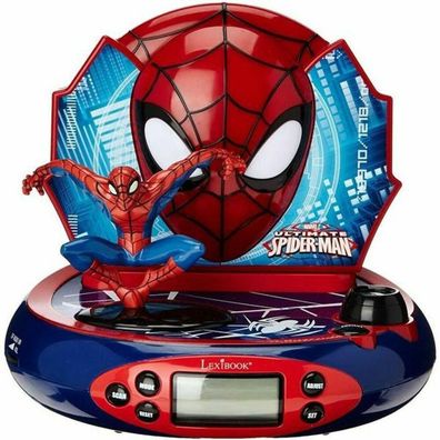 Wecker Lexibook Spider-Man Projektor Rot