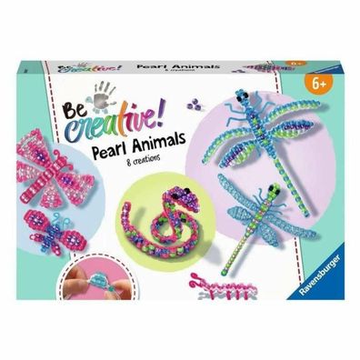 Kreativset Ravensburger Kit Animaux en Perles Weiß