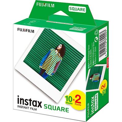 Fotopapier Fujifilm INSTAX SQUARE BIPACK 20 Belichtungen