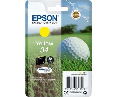 Tintenpatrone Epson Serie 34 Gelb