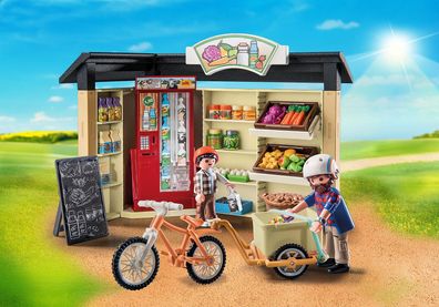 Spielzeug Playmobil Boutique de la ferme bunt