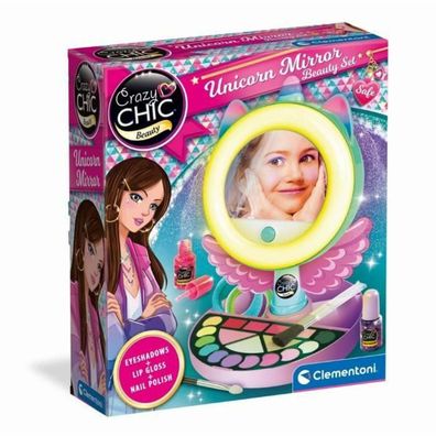 Kinderschminkset Clementoni Miroir magique licorne bunt