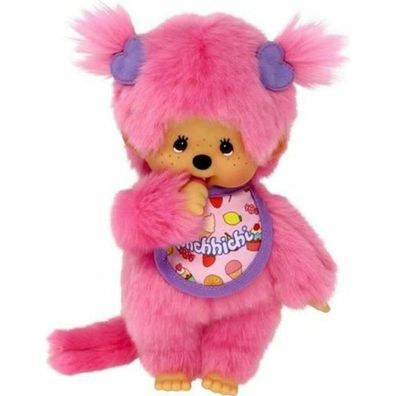 Pléschtier Bandai Monchhichi Frozen Fruit rosa fuchsia 20 cm