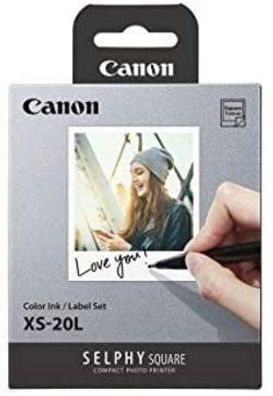 Fotopapier Canon XS-20L Weiß, 7,2 x 8,5 cm, Retro-Stil