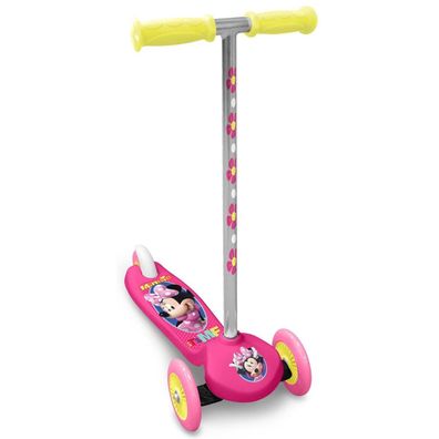 Kinderroller Stamp Minnie Trottinette Steering Twist 3 Räder Rosa