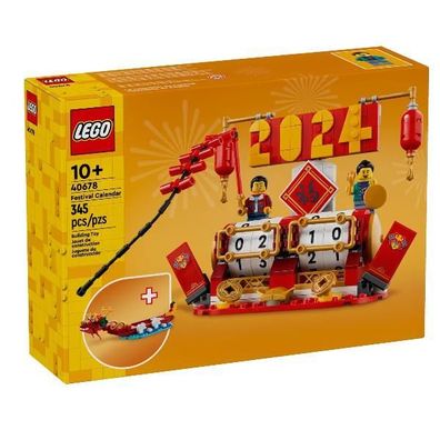Bausatz LEGO Kalender der Feste 40678 Rot-Weiß