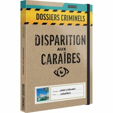 Gesellschaftsspiel Asmodee Dossiers Criminels: Disparition aux CaraÃ¯bes