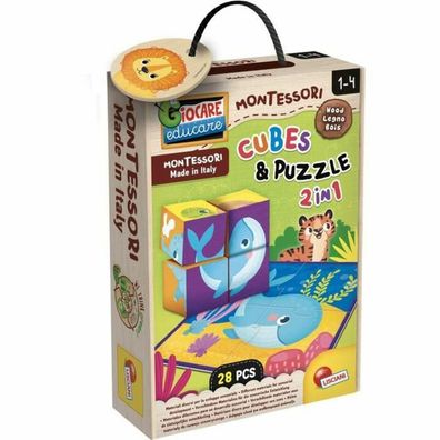 Lernspiel Lisciani Giochi Cubes & Puzzle bunt