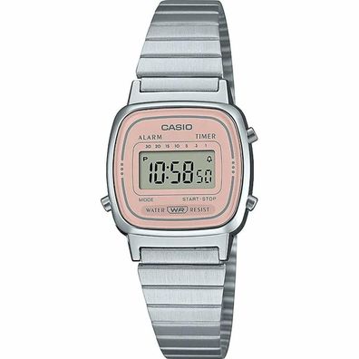 Digitale Uhr Casio LA670WEA-4A2EF Ros-Silber