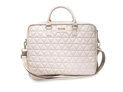 Laptoptasche Guess Modell Quilted in Rosa