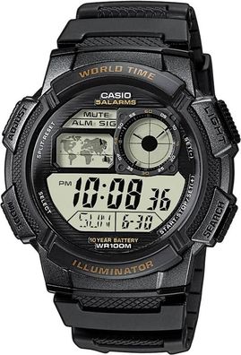 Digitale Uhr Casio AE1000W-1AVEF Wasserdicht 100m