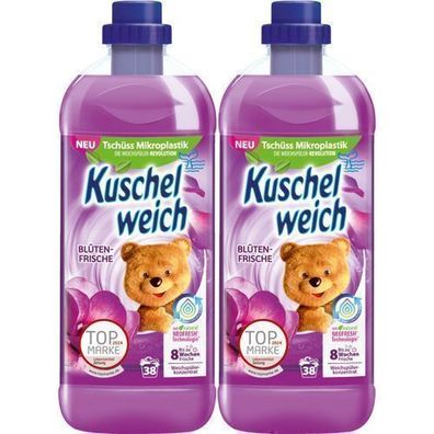 Kuschelweich Blütenfrische Weichspüler 2x1 l
