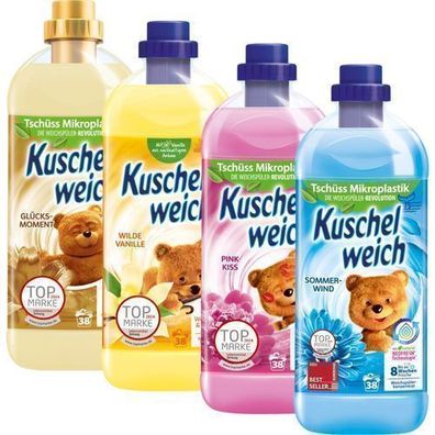 Kuschelweich Weichspüler Set 4x1L