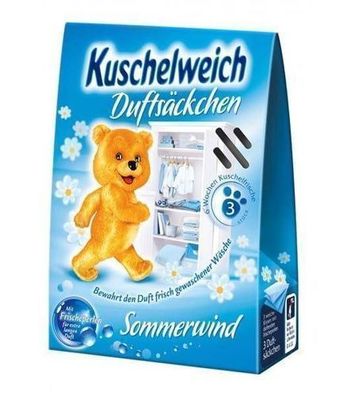 Kuschelweich Duftpaket Sommerwind - Aromatische Dufttücher, 3 Stück