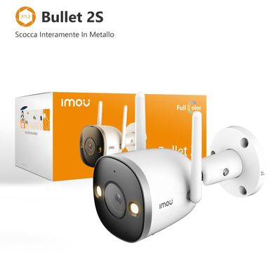 Imou Bullet 2S, IP-Sicherheitskamera, Drinnen, Verkabelt & Kabellos, Extern, CE, FCC,