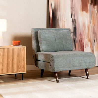 Bronx71 Schlafsessel Hanna recycelter Stoff grün