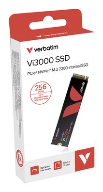 Vi3000 256 GB, SSD PCIe 3.0 x4, NVMe, M.2 2280