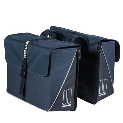 Doppelpacktasche Basil Forte 35 Liter 41 x 15 x 34 cm - Marineblau/Schwarz
