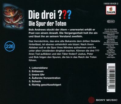 Die drei ???: Die drei ???: Die drei ??? (Folge 226) - Die Spu