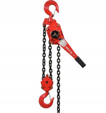 Kettenzug mit 9 Tonnen Tragkraft, 1,5 m Hubhöhe