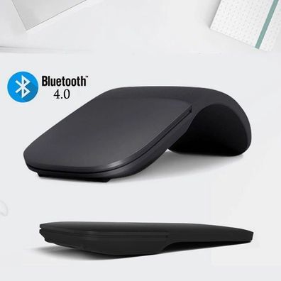 Bluetooth 4.0 Folding Wireless Mouse Arc Touch Roller Computer Silent Mouse Ergonomic