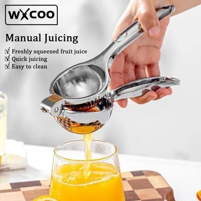 Stainless Steel Manual Juicer Processor Lemon Squeezer Orange Fruit Household Lemon