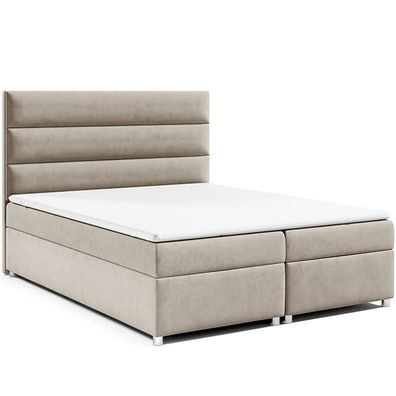 Best For Home | Boxspringbett Trinity K-1 mit Bonellfederkern H3 & 7 cm PUR-Topper