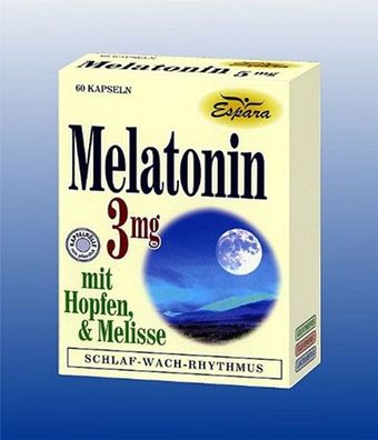 Hopfen Melisse mit Melatonin 60 Kps von Espara aus Österreich