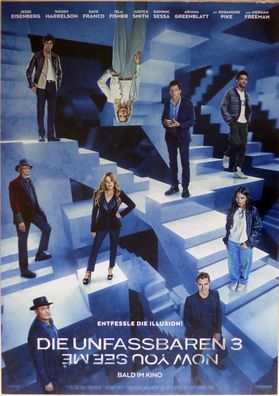 Die Unfassbaren 3 - Now You See Me - Original Kinoplakat A1 - Filmposter