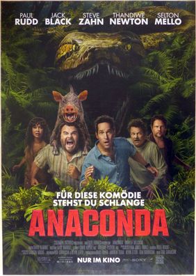 Anaconda - Original Kinoplakat A1 - Hauptmotiv - Paul Rudd, Jack Black - Filmposter