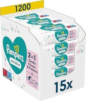 Pampers® Feuchttücher sensitive, 1.200 St - Updated Edition 191