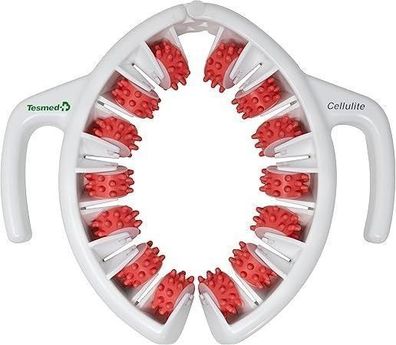 TESMED Anti-Cellulite Massagegerät, manuell, patentiert, klinisch bewiesen, Rose - Up