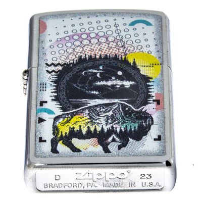 ZIPPO gebürstet Desing Bison 60006803
